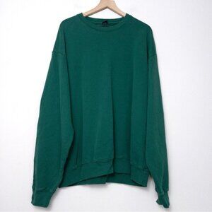 NEW Pleasing Harry Styles Green Crewneck Sweatshirt 2X Terry Cotton Organic